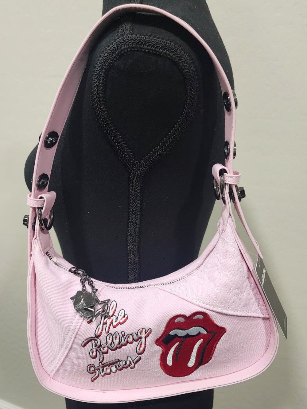 Rolling Stones hobo shoulder bag